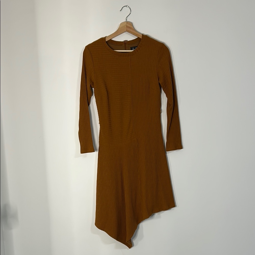 Sam Edelman Brown Asymmetrical Dress